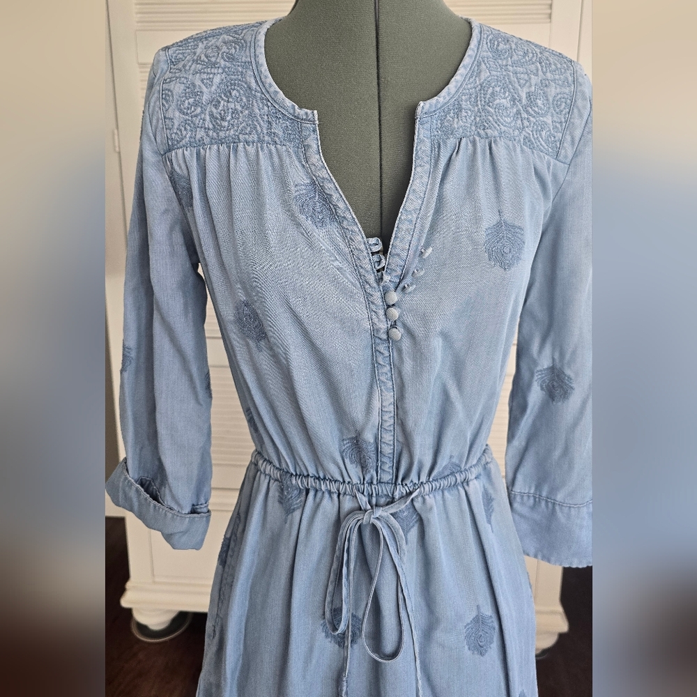 HOLDING HORSES Light Blue Mini Dress - Picture 7 of 15